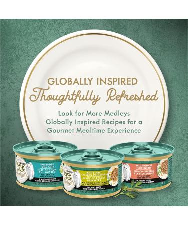 Fancy Feast Petites Wet Cat Food Ocean Whitefish Entr e with Tomato in Gravy - 79.4g Tray (12 Pack) & Wet Cat Food Elegant Medleys Florentine Variety Pack 85 G Cans (12 Pack) - Buy Online on GoSupps.com