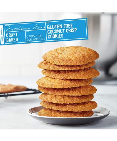 Tate's Bake Shop Gluten Free Coconut Crisp Cookies - 4 Pack of 7 oz Bags - Buy Online on GoSupps.com