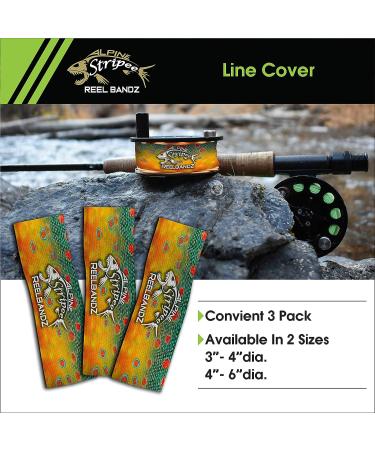 Alpine Innovations Stripee ReelBandz 3 Pack | Prevent Line Tangles | Regular & Large Sizes | Ideal for Various Reel Diameters - Buy Online on GoSupps.com