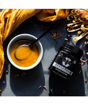 Zealandia Premium Manuka Honey MGO 250+ | 100% Pure New Zealand | Monofloral | Certified Methylglyoxal - 250g - Buy Online on GoSupps.com
