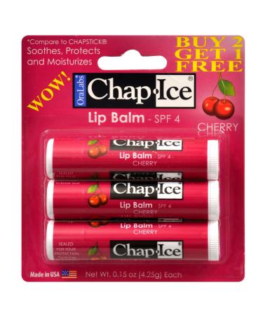 Oralabs Chap-Ice Premium Lip Balm 3-ct. Bonus Packs