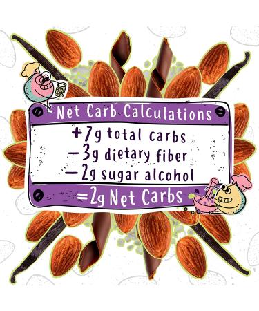 The Nut Bakery Chocolate Almond Keto Snacks - 2g Net Carbs - Low Carb Nuts - 9.5 Ounces (Pack of 1) - Buy Online on GoSupps.com