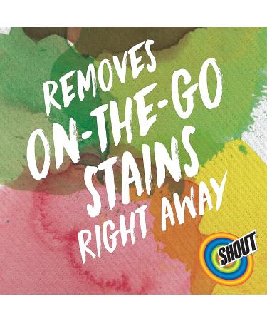 Shout Wipe and Go Instant Stain Remover 72 Total Wipes - Pack of 6, Laundry Stain Remover for On-the-Go - Buy Online on GoSupps.com