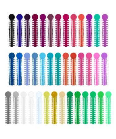 Orthodontic Ligature Ties, Multi-Color Orthodontic Elastomeric O-Rings Braces Rubber Bands, Assorted Dental Ligature Elastic Rubber Ties, 1040 Pcs 1040Pcs O-Rings