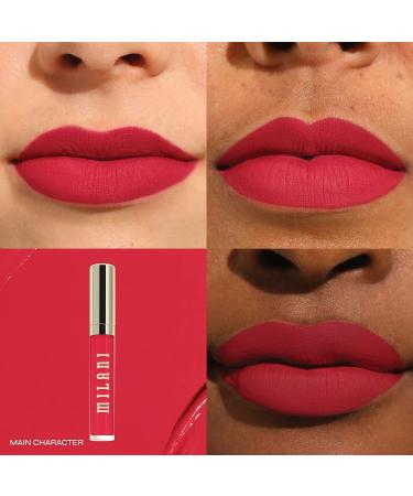 Milani Stay Put Longwear Liquid Lipstick - Smudge-Proof, Kiss-Proof, Fade-Resistant for All-Day Wear - Main Character - Buy Online on GoSupps.com