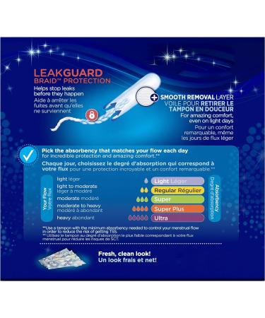 Tampax Pearl Plastic Tampons Multipack - Light/Regular/Super Absorbency, Scented - 204 Count - Buy Online on GoSupps.com