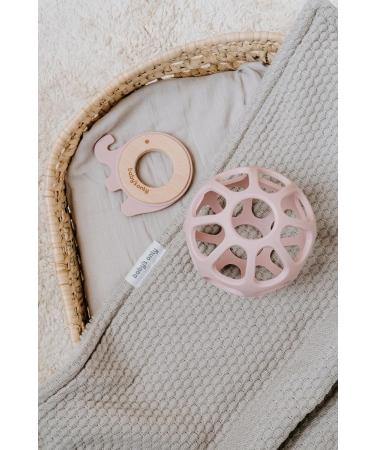 Bo Babys ONLY Bei ring Elefant - Hochwertiger Greifling aus Holz & Silikon f r Babys ab 0 Monaten - Kindersichere Bei spielzeuge in Rosa - Ideal f rs Zahnen - Buy Online on GoSupps.com