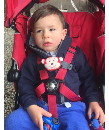 Car Seat Anti Escape Harness Chest Clip - Prevents Children from Slipping Arms Out | No Threading Required - Buy Online on GoSupps.com
