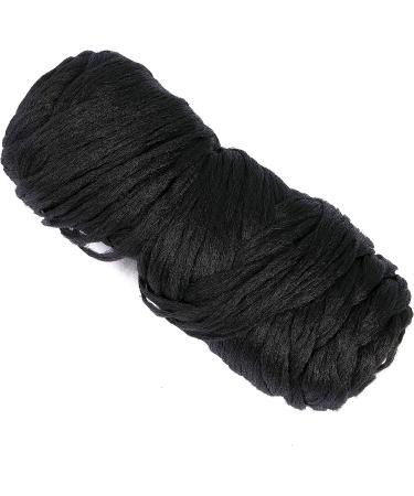 8Pcs Brazilian Yarn Wool for Hair Crochet Braid Twist | Black Color Black03 - Buy Online on GoSupps.com