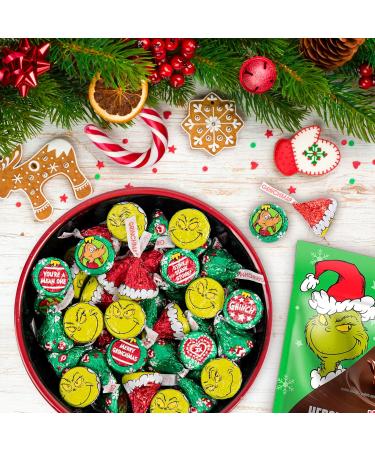 HERSHEY'S KISSES Grinch Milk Chocolate - Christmas Candy Stocking Stuffers 180g - Buy Online on GoSupps.com