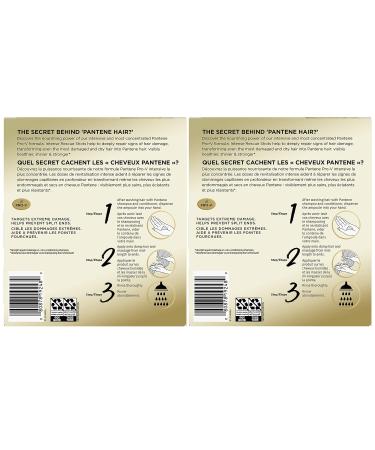 Pantene Hair Mask Miracle Rescue Shots 4 count 0.5 oz Twin Pack - Intensive Repair Treatment for Damaged Hair - Buy Online on GoSupps.com