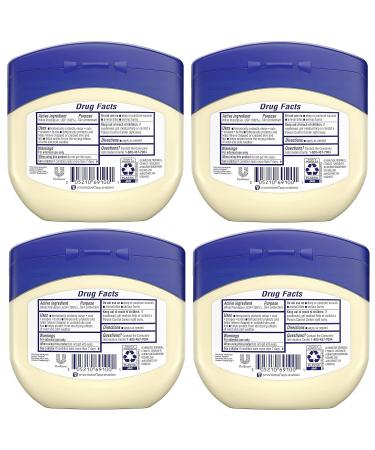 Vaseline 100% Pure Petroleum Jelly 7.5oz - Pack of 4 - 28.5oz Total - Buy Online on GoSupps.com