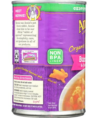 Annie's Homegrown Bunny Pasta & Chicken Broth Soup - 14 oz | Organic Comfort Food - Buy Online on GoSupps.com