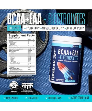 Reebok Post-Workout Amino Acids + Protein Bundle: REECover Rocket Moon Pop + REEBuild Vanilla Ice Cream | Muscle Recovery Hydration Strength Joint Support - Buy Online on GoSupps.com
