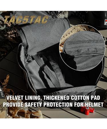 Tactical Helmet Bag Pack - Multi-Purpose Molle Storage for Combat Helmets - Black - Buy Online on GoSupps.com