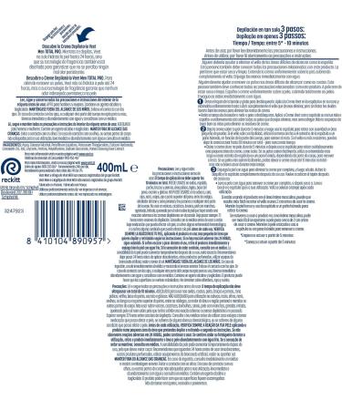  Veet Veet Men 2-Pack Male Hair Removal Creams for Chest Back Arms and Legs Sensitive Skin Grey 400ml - Buy Online on GoSupps.com