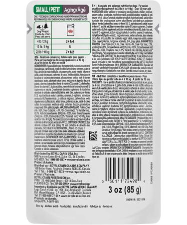 Royal Canin Small Breed Chunks in Gravy Wet Dog Food 3 oz (12-Pack) - Aging 12+ | Size Health Nutrition - Buy Online on GoSupps.com