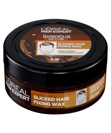 L'Or al men Expert Hairwax for men hair styling for a smooth and shiny look barber club slicked hair fixing wax 1 x 75 ml hair wax 75 ml (1 Pack) - Buy Online on GoSupps.com