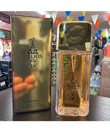 Billion For Men Eau De Parfum Natural Spray 3.4 fl oz Gold - Buy Online on GoSupps.com