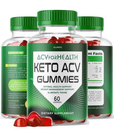 ACVForHealth Keto Gummies - Apple Cider Vinegar Gummies for Healthy Weight Loss - 30 Day Supply - Buy Online on GoSupps.com