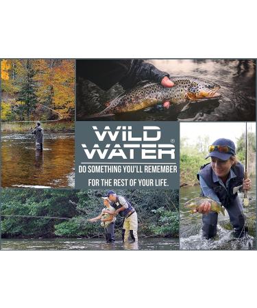 Wild Water Deluxe Fly Fishing Combo Starter Kit - 5/6 Weight 9ft Graphite Rod, Accessories, Aluminum Reel, Carrying Case | Fly Box & Fishing Flies - Buy Online on GoSupps.com