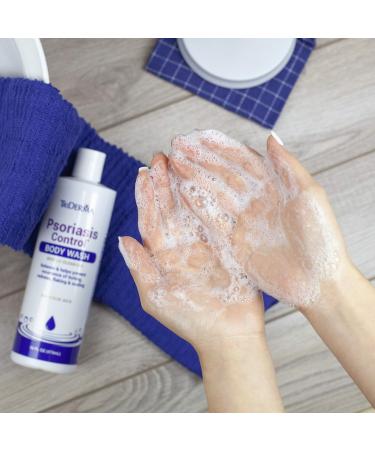 TriDerma Psoriasis Control Cream & Body Wash Bundle - 4.2oz & 16oz - Soothes Psoriasis Symptoms & Relieves Dry, Itchy, Red, Flaky Skin - Buy Online on GoSupps.com