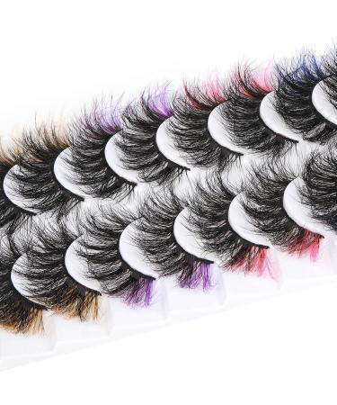 ALPHONSE 20MM 5D High Volume Color False Lashes - 10 Pairs - Buy Online on GoSupps.com