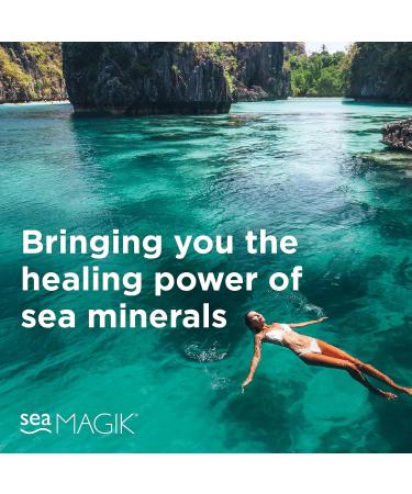 Sea Magik - Vegan Body Lotion for Women Lightweight and Hydrating Moisturiser with Dead Sea Salt Soothes Psoriasis and Eczema Allergen Free and for All Skin Types Cruelty Free (490ml) - Buy Online on GoSupps.com