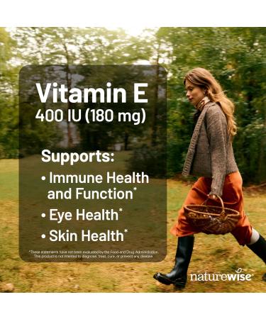 NatureWise Vitamin D3 5000IU (125mg) 360 Count + Vitamin E 400 IU (180mg DL-Alpha) 60 Count - Bundle for Immune Energy Heart Health Support - Soy Dairy Gluten Free Non-GMO Halal Gelatin - Buy Online on GoSupps.com