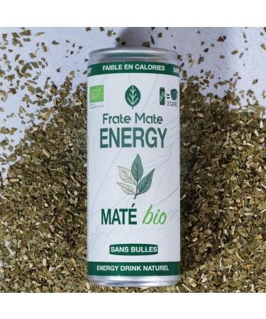  FRATE MATE Frat Mate Energy Drink Sport | Energy Drink Mate with Natural Caffeine (250ml Green Tea) - Buy Online on GoSupps.com