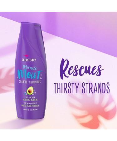 Aussie Miracle Moist Shampoo & Conditioner 26.2 Fl Oz (Pack of 2) - Hydrating Hair Care Set - Buy Online on GoSupps.com