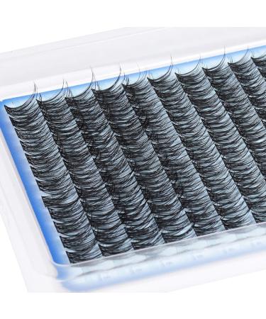 Goddvenus Wispy Lash Clusters - Natural CD Curl Eyelash Extensions DIY Invisible Band Fluffy Individual Lashes for Stunning Eyes - Buy Online on GoSupps.com