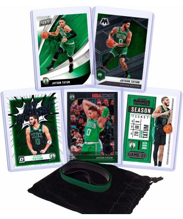 Jayson Tatum Basketball Cards Assorted (5) Bundle - Boston Celtics Trading Card Gift Pack