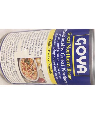 Goya Great Northern Beans Habichuelas 15.5 Oz. Pack Of 6 - High-Quality Legumes - Buy Online on GoSupps.com