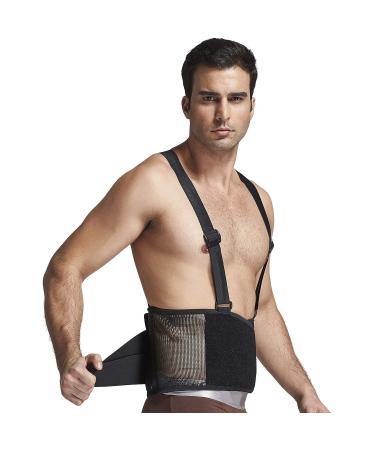 NEOtech Care Back Support with Straps - Lightweight Breathable Black L | International Shipping Available - Buy Online on GoSupps.com