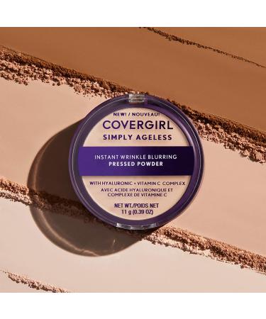 Covergirl Simply Ageless Instant Wrinkle Blurring Pressed Powder - Classic Ivory - 0.39 Oz - Buy Online on GoSupps.com
