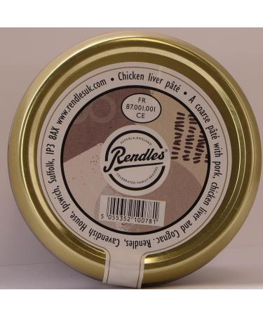 Rendles Chicken Liver Pate with Cognac 180g - Gourmet Delight with Cognac Infusion - Buy Online on GoSupps.com