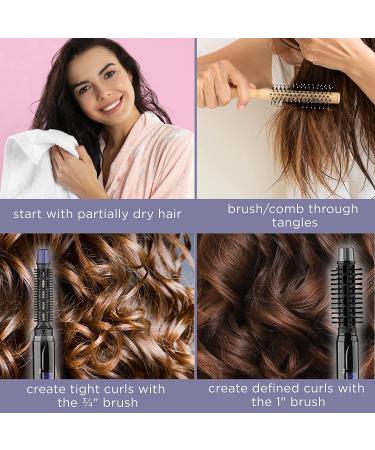 Conair 2-in-1 Hot Air Styling Curl Brush - Professional Hair Styling Tool - Buy Online on GoSupps.com