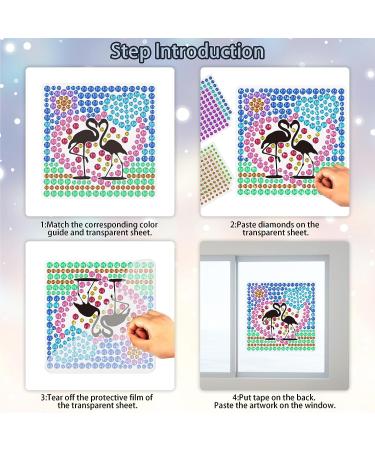 Metuu DIY Diamond Window Art Craft Kit for Kids | Gemstone Sungemmer Painting Sticker | Ages 8-12 | Birthday Gift for 5-8 Year Olds - Buy Online on GoSupps.com