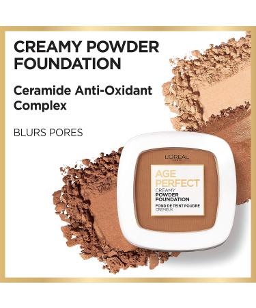 L'Oreal Paris Age Perfect Creamy Powder Foundation Compact - 350 Classic Tan | Pack of 2 | International Shipping - Buy Online on GoSupps.com