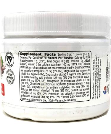 Hydrating Electrolyte Powder - Cherry Pomegranate Flavor - 30 Servings x 2 Canisters - 3.6 oz Each - Buy Online on GoSupps.com