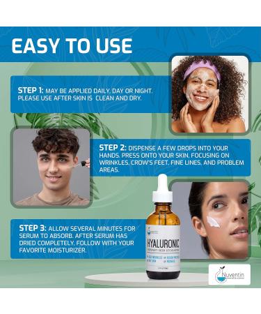 Hyaluronic Acid Serum Anti Aging Skin Care Facial Booster For Face - Hydro-Boost Moisturizer Booster W/Vitamin C & Vitamin E For Wrinkles Fine Lines Dark Spots & Dry Skin 1.75 Fl Oz 1.75 Fl Oz (Pack of 1) Hyaluronic Aci  - Buy Online on GoSupps.com