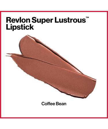 Revlon Super Lustrous Lipstick in Coffee Bean - Vitamin E & Avocado Oil Infused, Nude/Brown Pearl Shade (300) - 1 Count - Buy Online on GoSupps.com