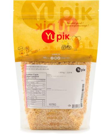 Yupik Toasted Coconut Shredded Sweetened 1 kg Gluten-Free Kosher Vegan Fine Coconut Flakes Oil-Free Source of Fiber Sweet Snacks Ideal for Baking & Topping 1 kg (Pack of 1) - Buy Online on GoSupps.com