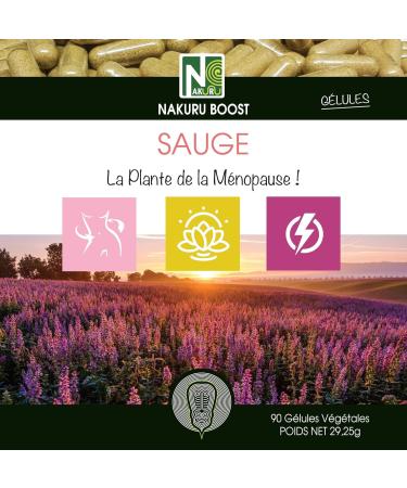 NAKURU | Wise | Boost Range | Made in France | The Menopause Plant! | (90 Capsules of 325 mg/Net Weight: 29 g) - Buy Online on GoSupps.com