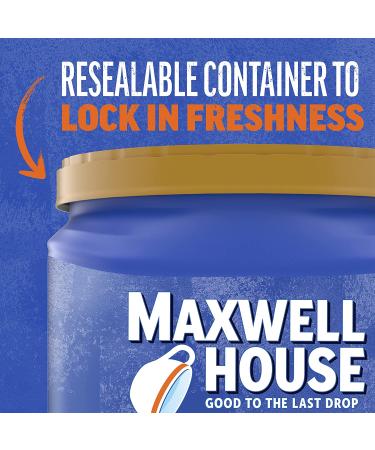 Maxwell House Intense Bold Dark Roast Ground Coffee - 26.7 oz Canister - Buy Online on GoSupps.com