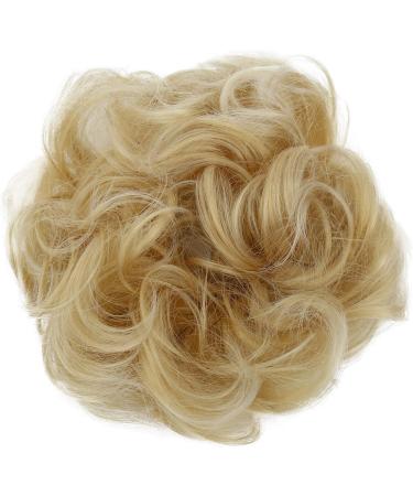 CAISHA by PRETTYSHOP Large Curly Messy Bun Hairpiece Scrunchy - Light Blonde G15E - Buy Online on GoSupps.com