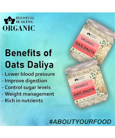 Blessfull Healing Organice Oats DALIYA 2 lb (907 Gram) - Buy Online on GoSupps.com