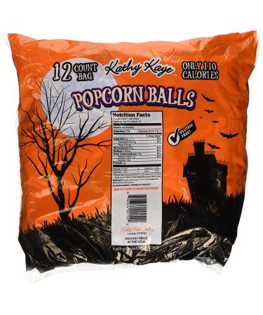 Sweet & Salty Halloween Treat: 12 Count Bag Popcorn Balls 12 oz (Pack of 2) - Buy Online on GoSupps.com