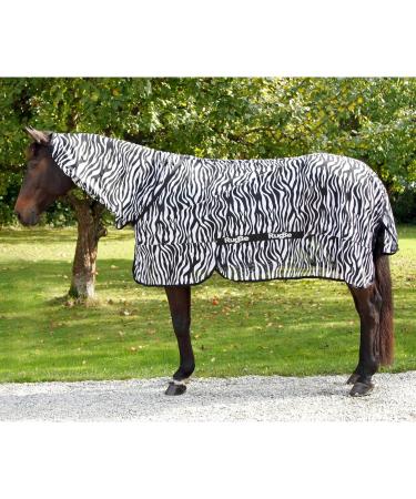 KERBL RugBe Zebra Fly Rug Eczema Blanket for Horses 155cm with Neck Part | Premium International Shipping - Buy Online on GoSupps.com